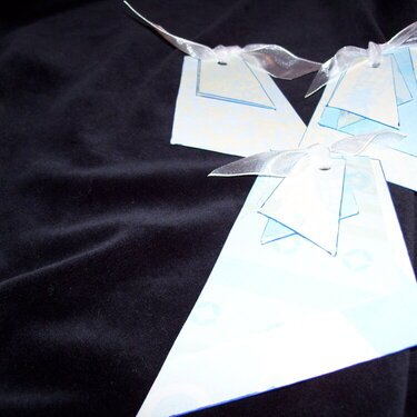 Blue Collage Tags