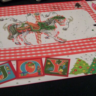 Joy Holiday Carousel Card