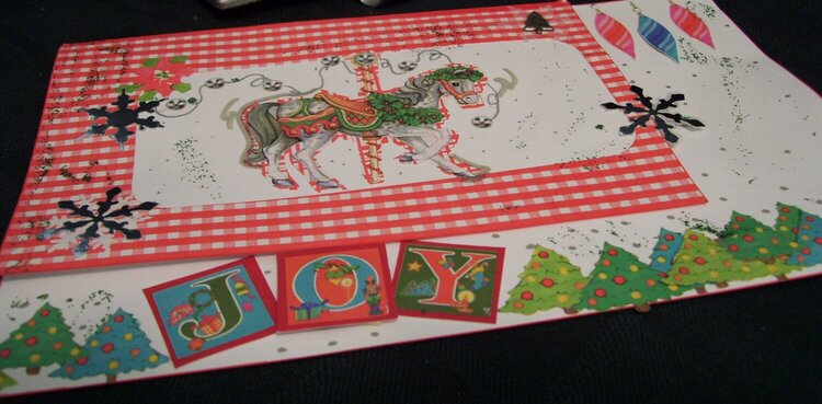 Joy Holiday Carousel Card