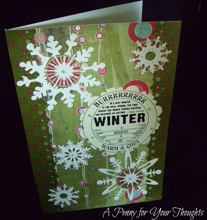 BRRRRRRR,WINTER CHRISTMAS CARD