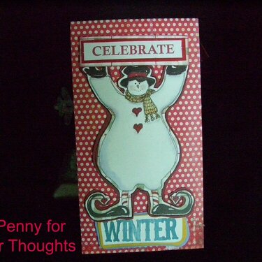 Celebrate Winter Gift Card or Monetary Gift Holder