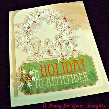 A HOLIDAY TO REMEMBER CHRISTMAS CARD