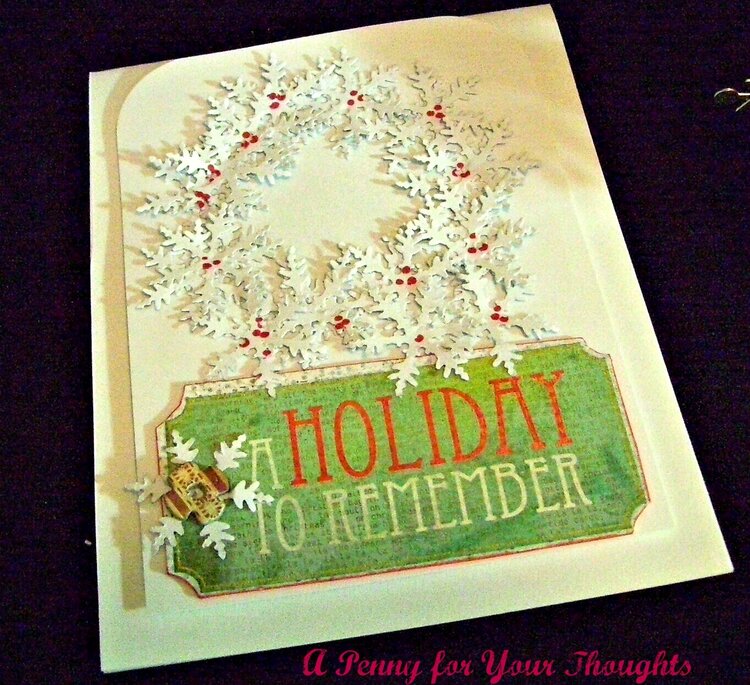 A HOLIDAY TO REMEMBER CHRISTMAS CARD