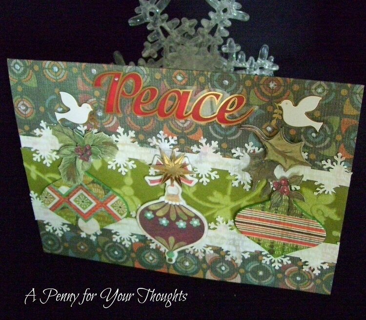 HOLIDAY PEACE CHRISTMAS CARD