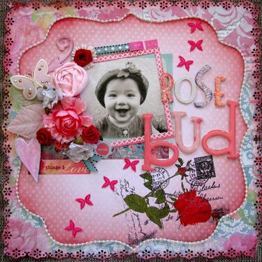 My Lil Rose Bud * Using items fromMarch Kit from Pages in Time