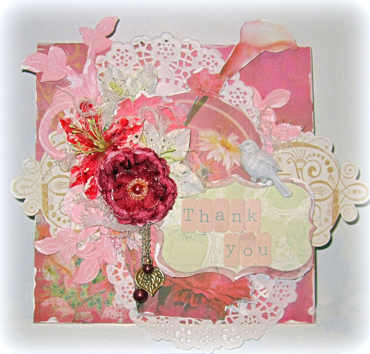 Thank you card- Prima GD for February