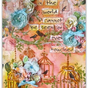 Inspirational Canvas- C&#039;est Magnifique May Kit