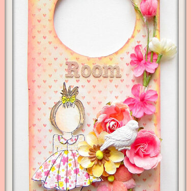 Abigail&#039;s room- Door hanger