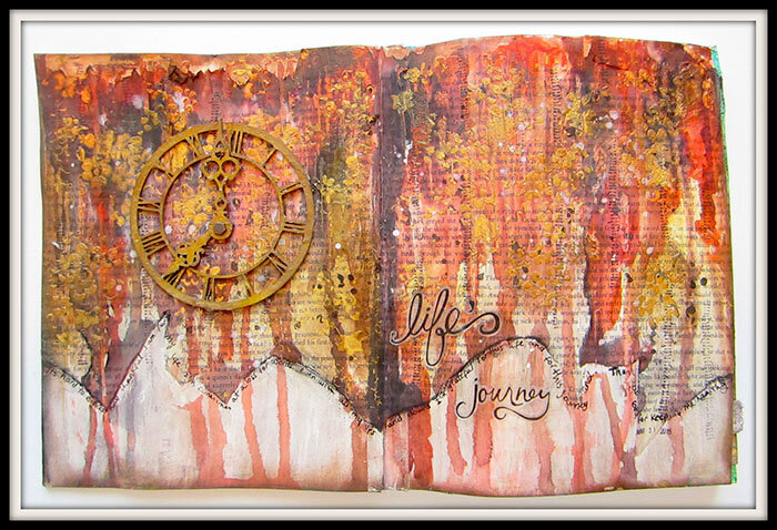 Life&#039;s Journey- Art Journaling