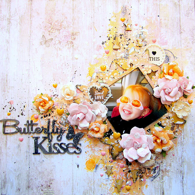 Blue Fern Studios Deja Vu collection- Butterfly kisses