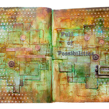 Full of Possibilities- 7 Dots studio Art Journal Page