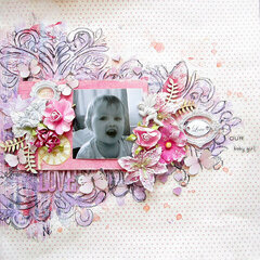 Our Baby Girl- Flying Unicorn August kit with Video