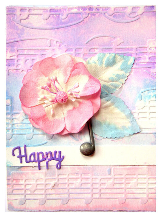 Happy Birthday Card with Distress Oxide inks