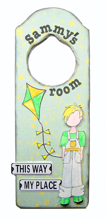 Door Hanger- Julie Nutting New stamps