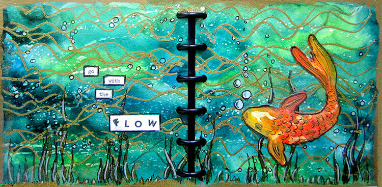 Art Journal- Koi Fish