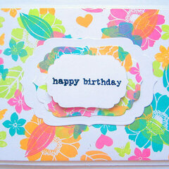 Handmade Birthday Card for World Cardmaking Day