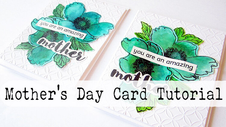 Mother&#039;s Day Card with Altenew