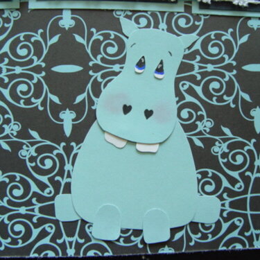 Paper Peiced Hippo on Layout