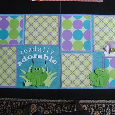 Toadally Adorable Layout