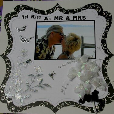 1st Kiss as Mr. &amp; Mrs