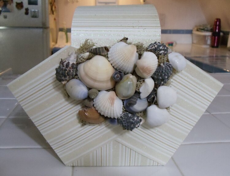 Other side of Sea Shell Basket