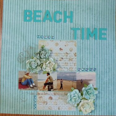 Beach Time - Swirlydoos &quot;Vintage Fae&quot; July LE kIT