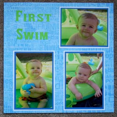 First Swim pg 1