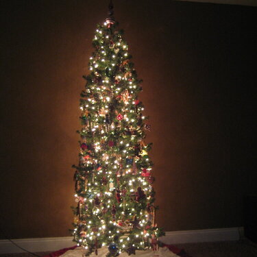 Christmas Tree 2010 with Lights