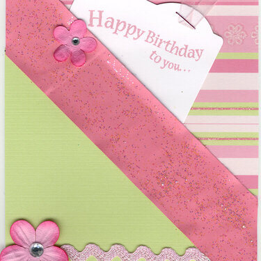 Bling Birthday Card