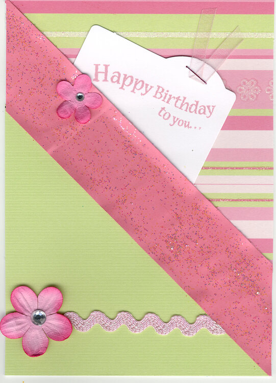 Bling Birthday Card