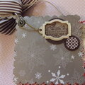 Vintage mini Christmas album page