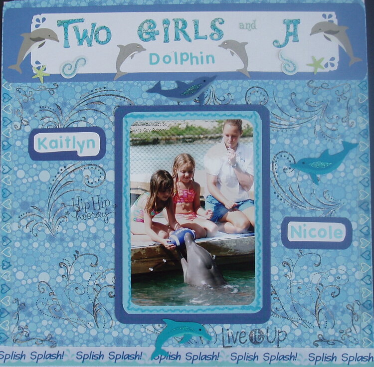 Two Girls and a Dolphin