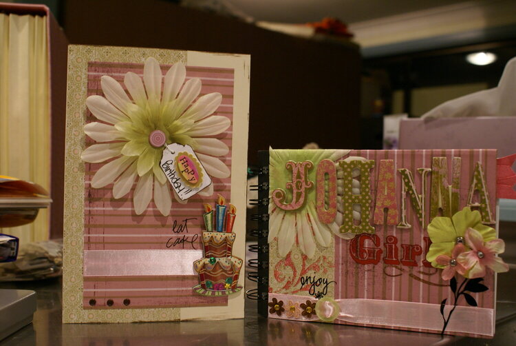 Johanna Birthday Card + Notebook