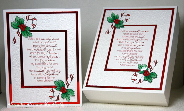 Candy Cane Poem Set Give Away
