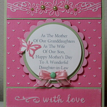 Mother&#039;s Day Card For DIL