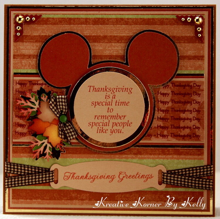 Thanksgiving Greetings...Disney Style