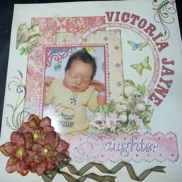 1st baby photo Victoria