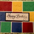 Lego birthday card