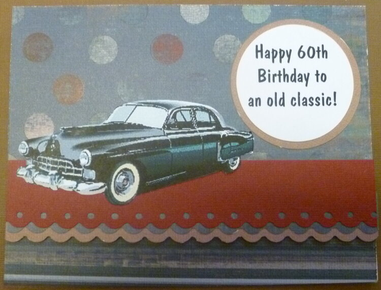 Masculine Birthday card