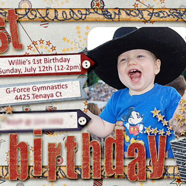 * Willie&#039;s 1st Birthday*