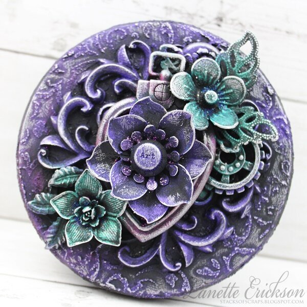 Altered Cookie Jar lid