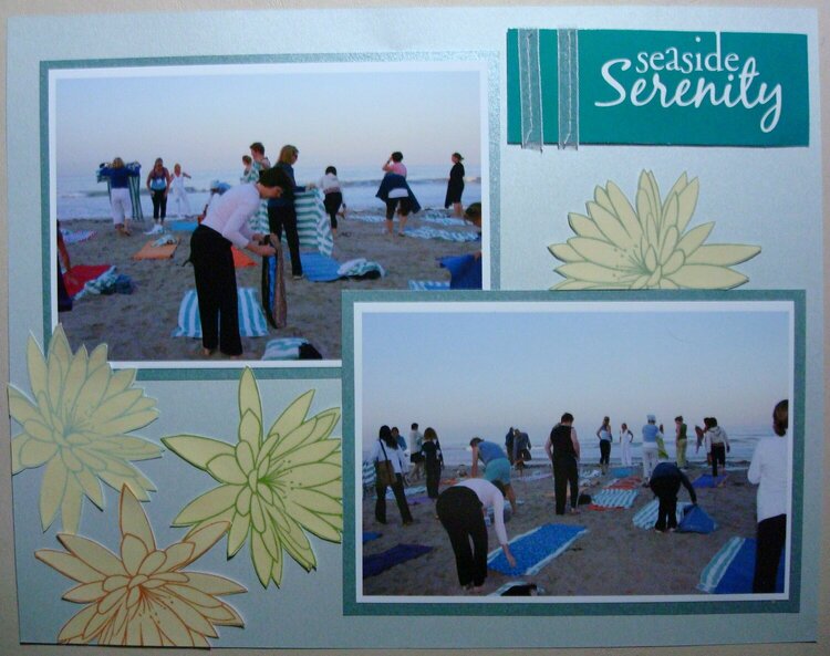 Seaside Serenity - yoga on the beach 2