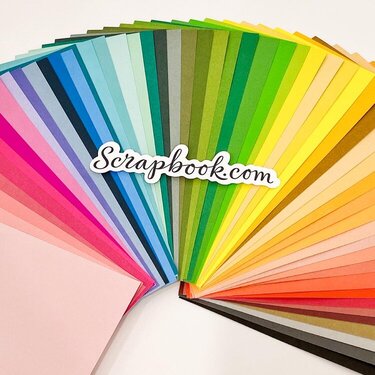 Slimline Cardstock Rainbow
