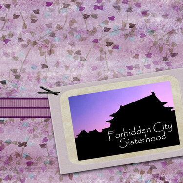 WOW Card for Forbidden City Sisterhood