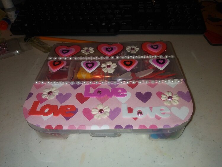Valentine&#039;s Embellishment Box #1