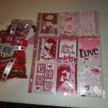 valentine&#039;s pocket letter swap. i did on scrapbook.com