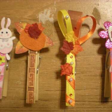 More Altered clothes pins