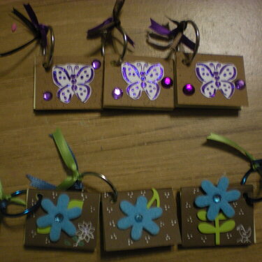 Adriann&#039;s handmade gifts keychain group.