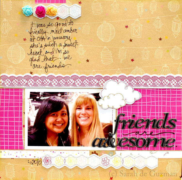 Friends Are Awesome *AMERICAN CRAFTS*