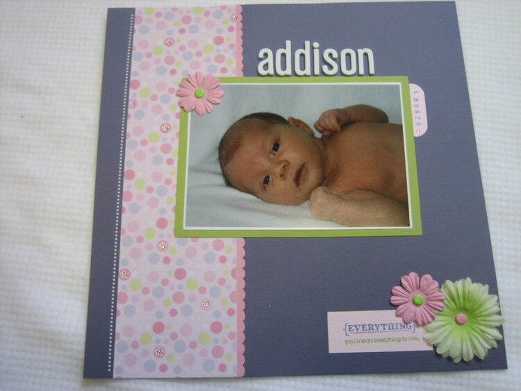 Addison 1 month